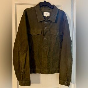 Goodfellow & Co Men's Dark Olive Corduroy Jacket Size XXL